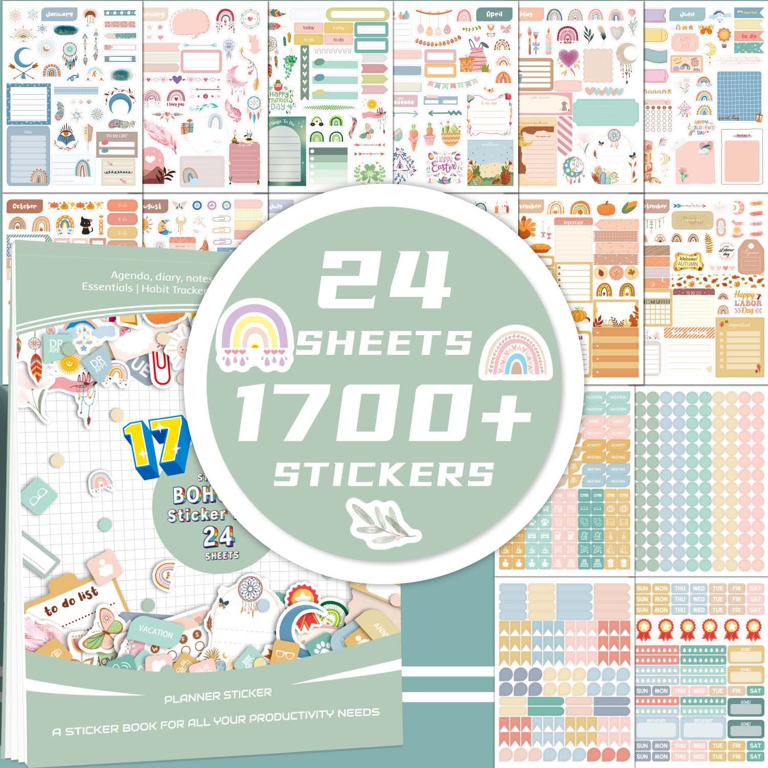 Wholesale Writing Paper Self-adhesive Diary Cutting and Pasting Planner Stickers Book